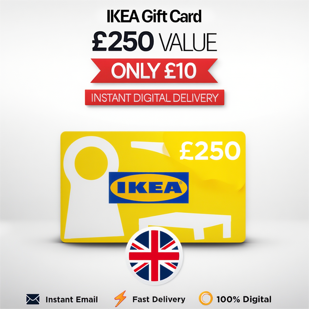 £250 IKEA – VANISHING RIGHT NOW! £250 Home Value for £10 – Instant Digital – CLAIM BEFORE IT'S GONE!