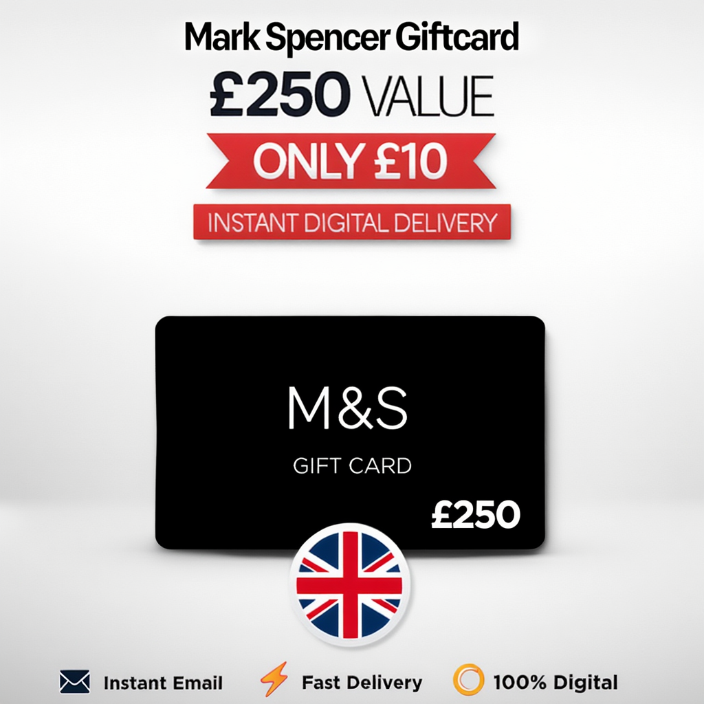 £250 M&S – FINAL SECONDS! £250 Value for £10 – Instant Digital – CLAIM BEFORE IT VANISHES!